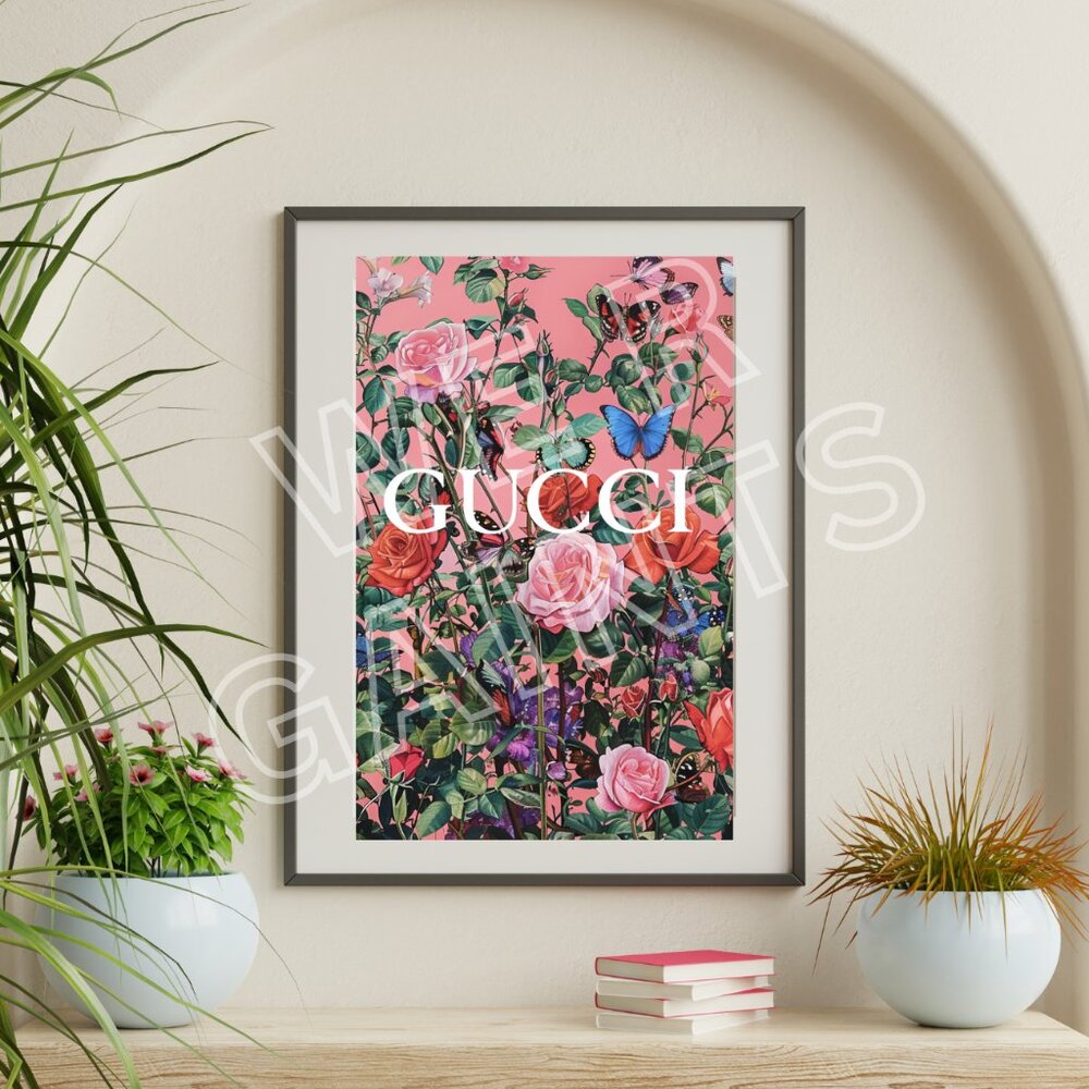 Inspired Floral Print 11x17 Trendy Art Wall Decor Garden Series By Denardai